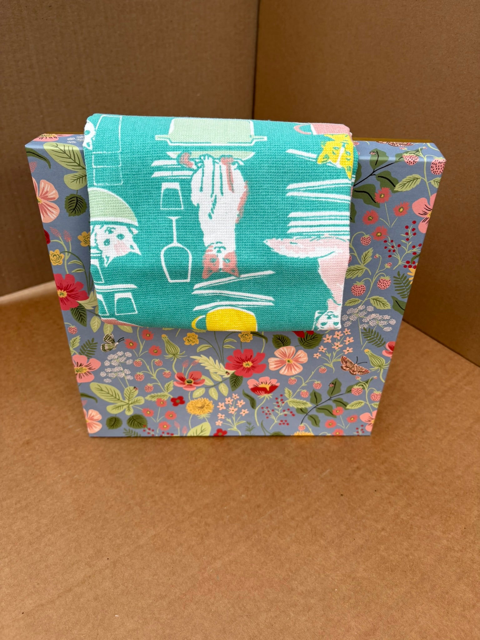 Tranquil Teal Tea Time Gift Basket
