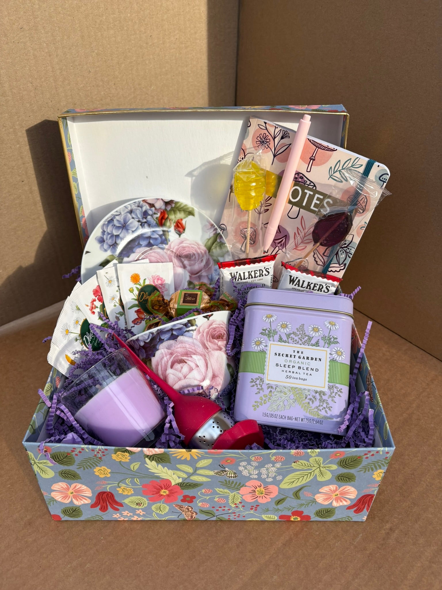 Lavender Dreams Tea Gift Basket