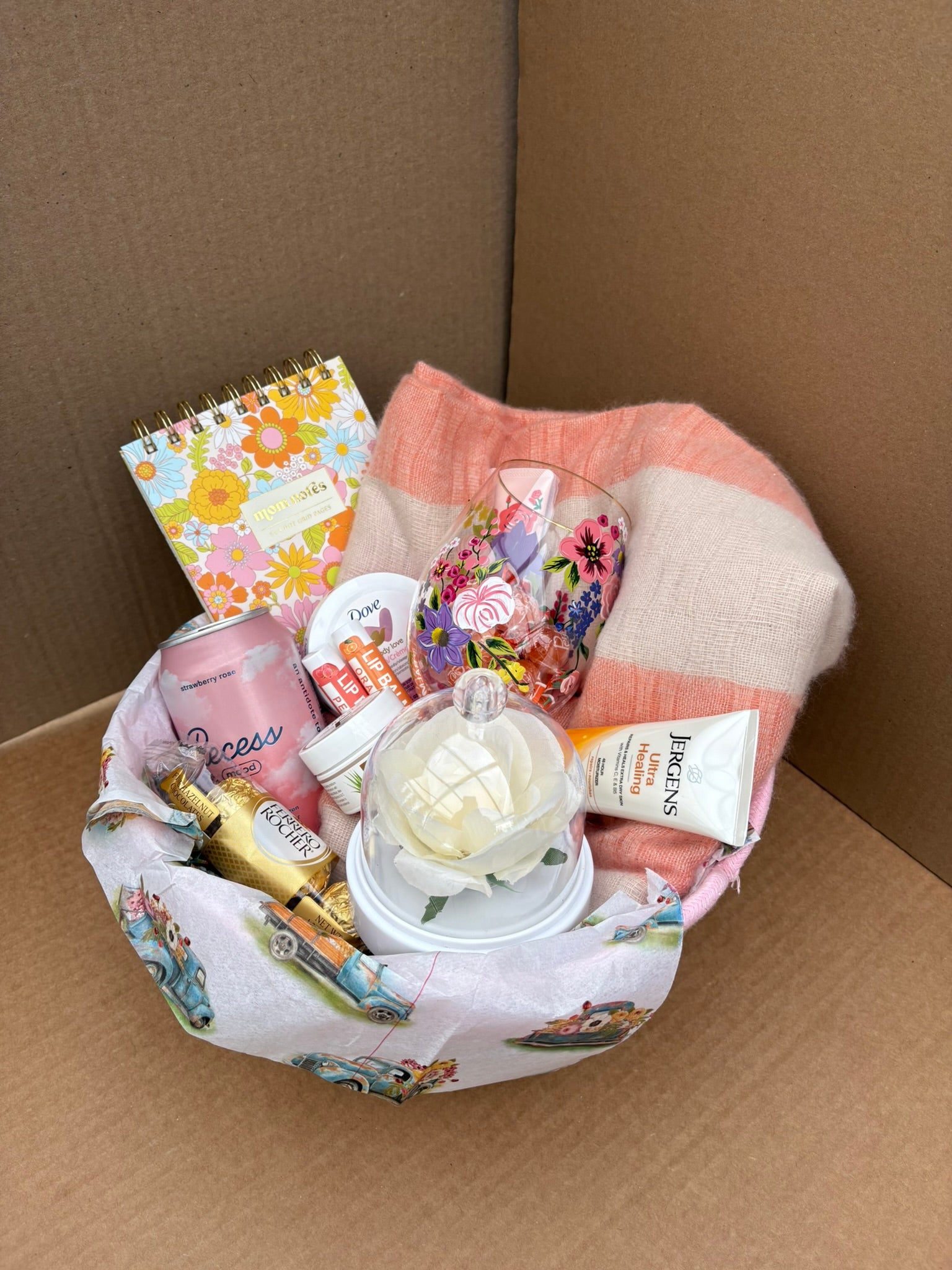 Peach & Pamper Gift Basket
