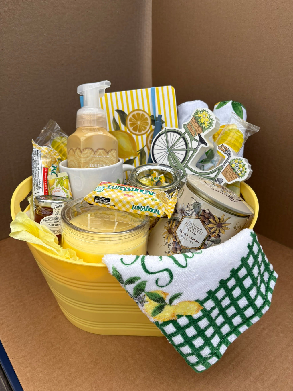 Sunshine &  Honey Delight Gift Basket