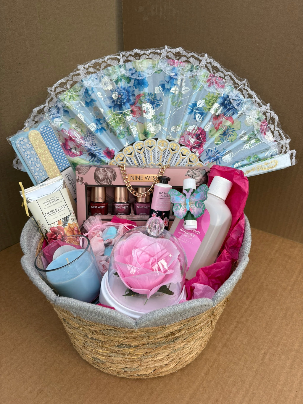 Blush & Bloom Spa Gift Basket