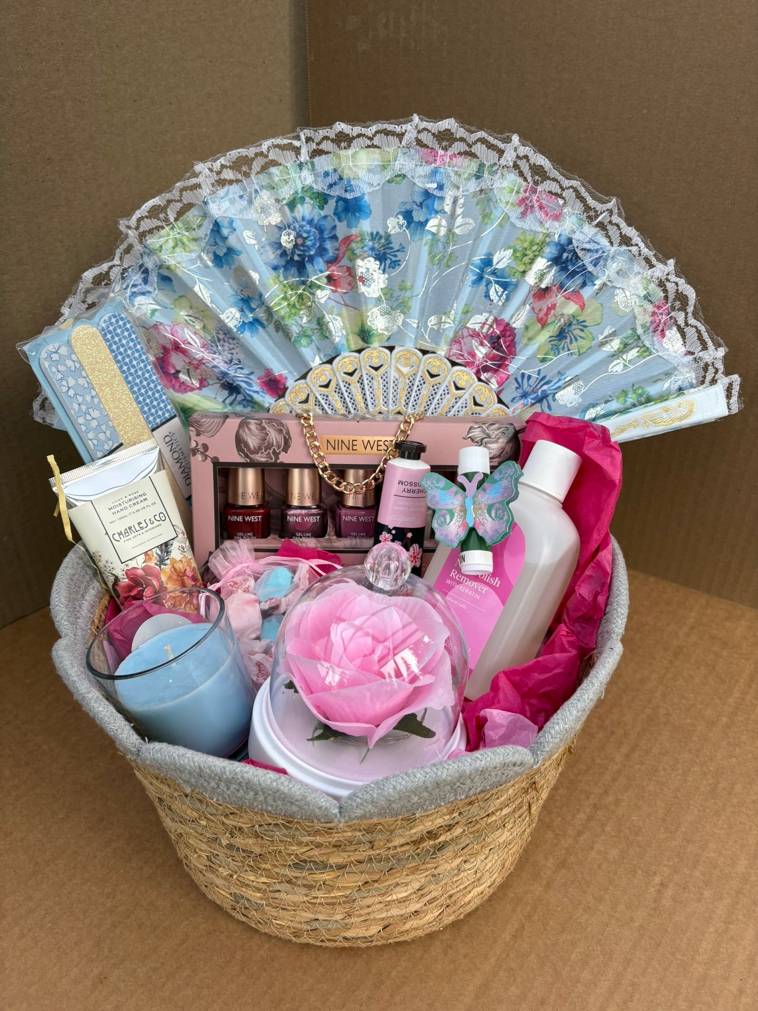 Blush & Bloom Spa Gift Basket