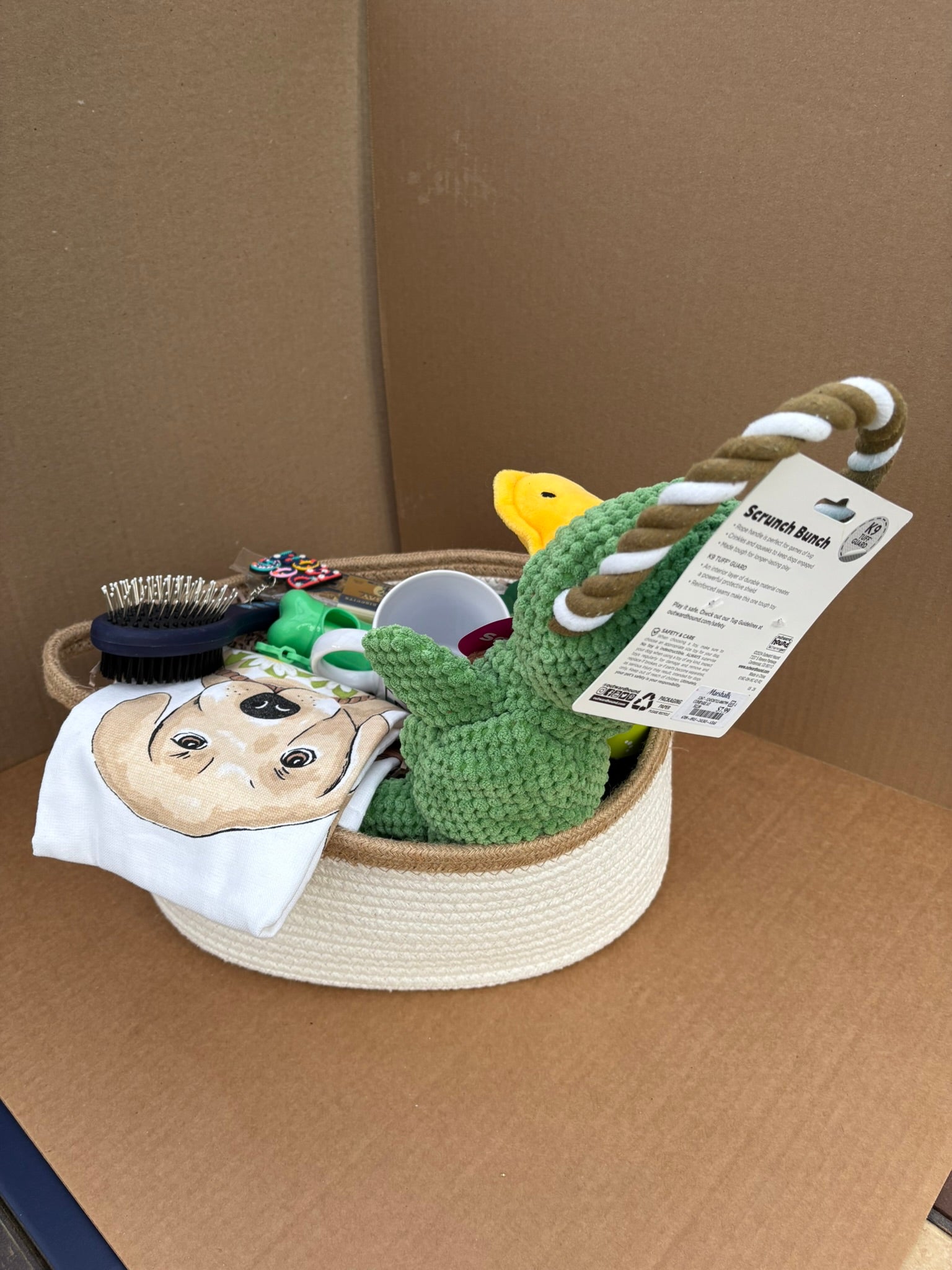 Cozy Dog Mom Gift Basket