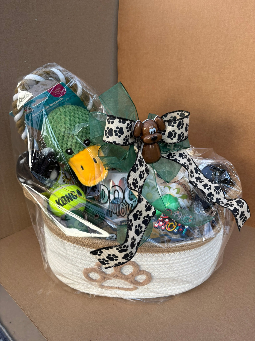 Cozy Dog Mom Gift Basket